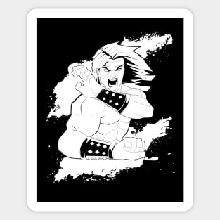 Liu Kang MK Ink (White) Sticker